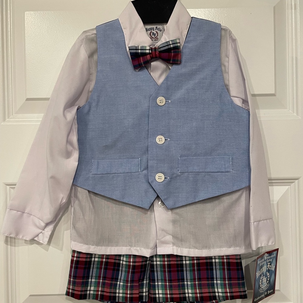 Easter Vest Set Size 4T by Happy Fella